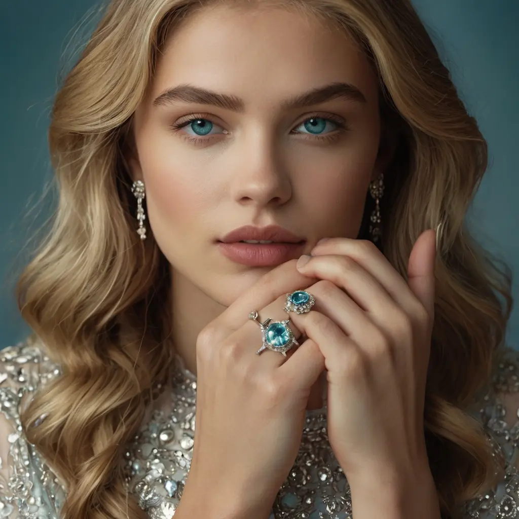 lady in pure silver ornaments